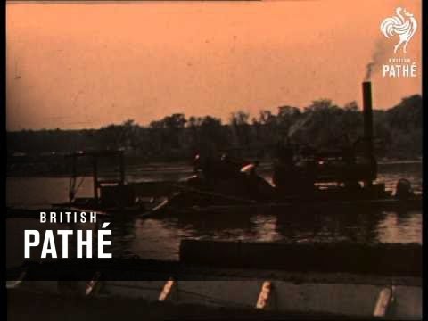 400,000 Tons Of Coal Are Fished From Bottom Of Susquehanna River Every Year (1926)