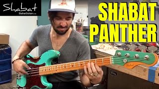 Video thumbnail for Erik Kertes Demos the New Panther Bass Model by Shabat Guitars