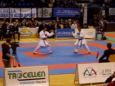 KARATE FIJLKAM CAT -65 SERINO vs IOVINE ASSOLUTI ITALIA 2010 BIELLA
