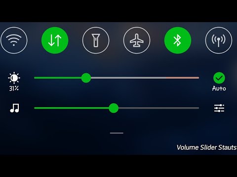LG V50 thinq + LG devices volume Slider on status bar on android 10