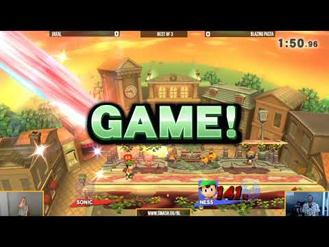 BLSF  BlazingPasta (Ness) vs Jakal (Sonic)   Winners Qtr Finals   Smash 4 Singles