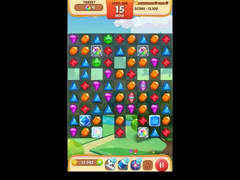 Jewel Match King Level 502 - Walkthrough ( No Booster )