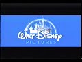 Walt Disney Pictures 1999 Company Logo VHS Capture