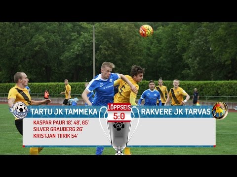 28. voor 2016: Tartu JK Tammeka - Rakvere JK Tarvas 5:0 (2:0)