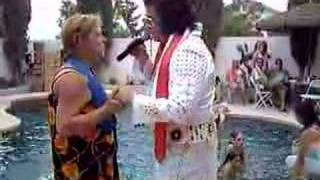 Ray Performing As The  King (Elvis)