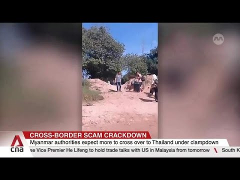 Scam crackdown: More than 600 flee from Myanmar compound during raid, cross into Thailand