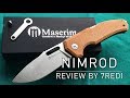 Maserin Nimrod Review - High End Coldsteel Style Worker with M390!