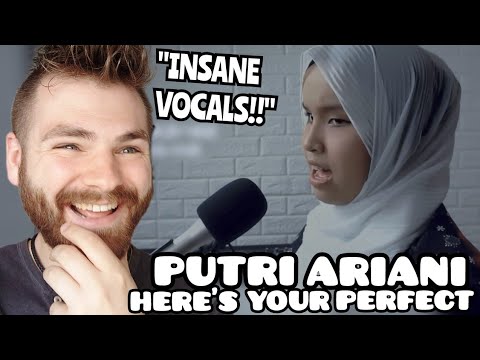 First Time Hearing Putri Ariani "Here's Your Perfect" | Jamie Miller Cover | Reaction