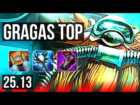 GRAGAS vs VLADIMIR (TOP) | 39k DMG, Godlike, 9/4/14, 500+ games | EUW Master | 25.13
