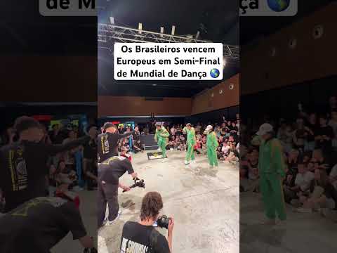 Os Brasileiros vencem Europeus em Semi-Final de Mundial de Dança 🌎 #eurodance #freestep #shorts