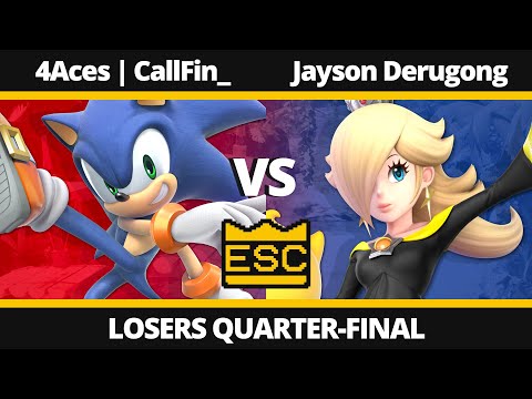 ESC 91: LQF - 4Aces | CallFin_ (Sonic) Vs. Jayson Derugong (Rosalina & Luma) - SSBU Tournament
