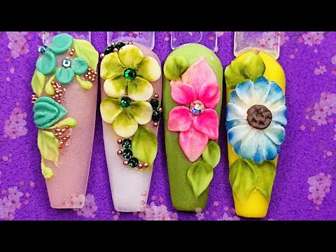 HERMOSOS DISEÑOS DE UÑAS CON 3D | práctica 3D paso a paso 😍💅