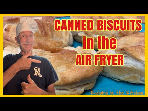 HOW TO COOK CANNED BISCUITS IN THE AIR FRYER | Richard in the kitchen