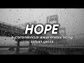 aaliyah gaona - hope: a coronavirus awareness song (lyric video)
