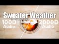 The Neighborhood - Sweater Weather(2000D Audio|Not|100D Audio)Use HeadPhone | Share