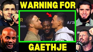 UFC Fighters on Max Holloway vs Justin Gaethje | UFC 300