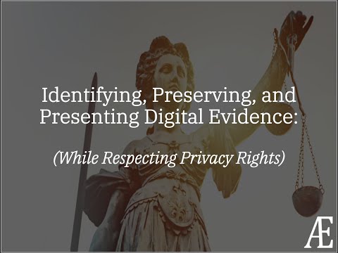 Identifying, Preserving, and Introducing Digital Evidence: #Guilty