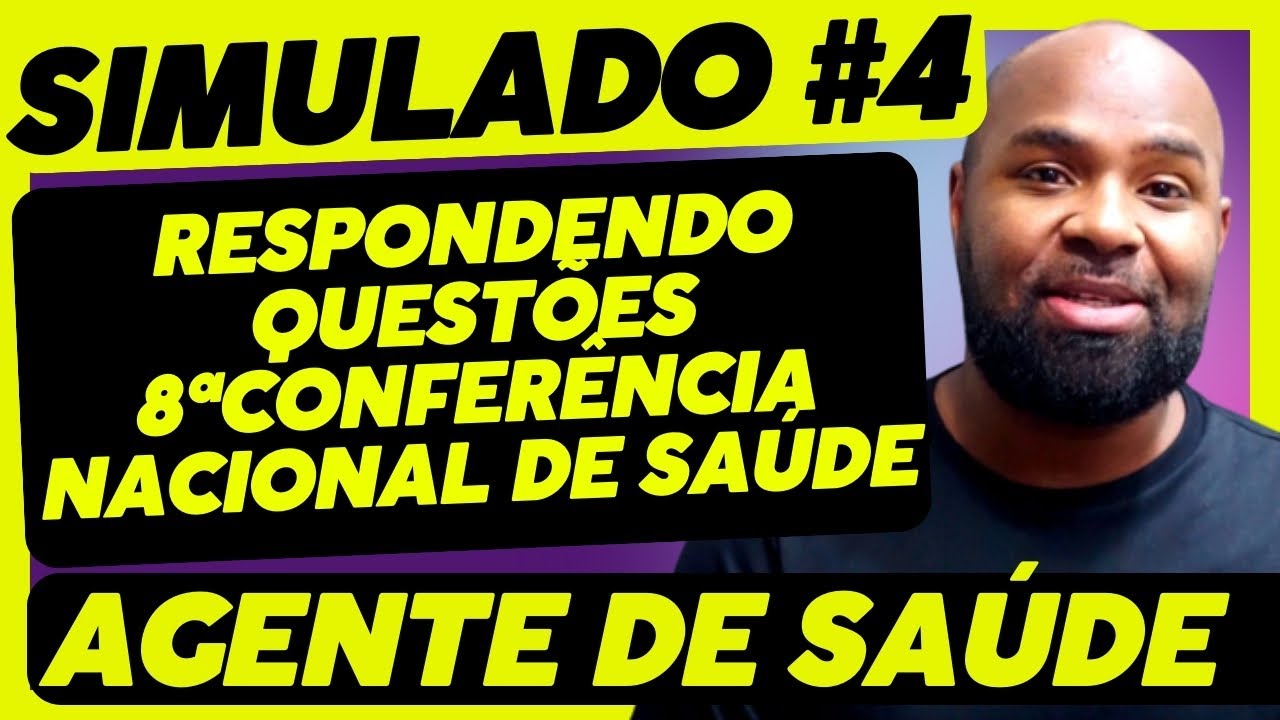 Concurso Agente de Saúde ACS e ACE Respondendo Questões de Concurso na Saúde #04