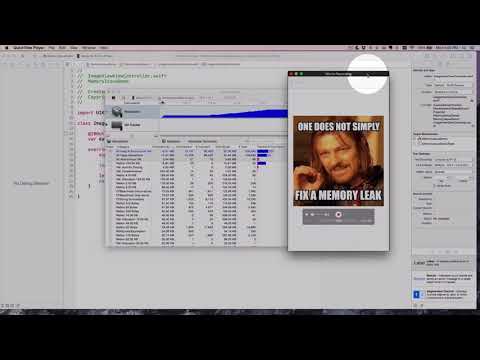 [1-02] Debugging Swift Memory Issues with Xcode and Profiler