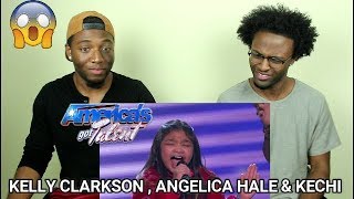 Angelica Hale and Kechi Sing &quot;Stronger&quot; With Kelly Clarkson - America&#39;s Got Talent 2017 (REACTION)
