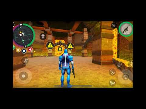 Rope Hero vice Town boss Fight New Gun test Escape From Jail (Rope hero vice town)