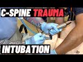 How to Intubate a Trauma Patient with Suspected Cervical Spine Injury? Video GlideScope MILS Bougie