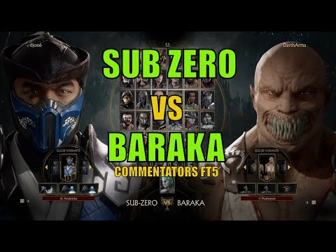 SUB ZERO VS BARAKA - DjOn6 VS DarthArma - Commentators FT5 Casuals - Mortal Kombat 11