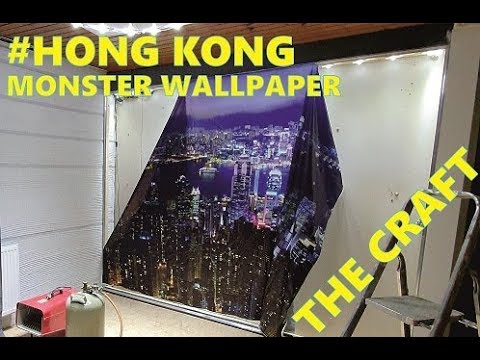 Hong Kong Wallpaper | Installation Guide | Very Easy False Ceiling Craft Video