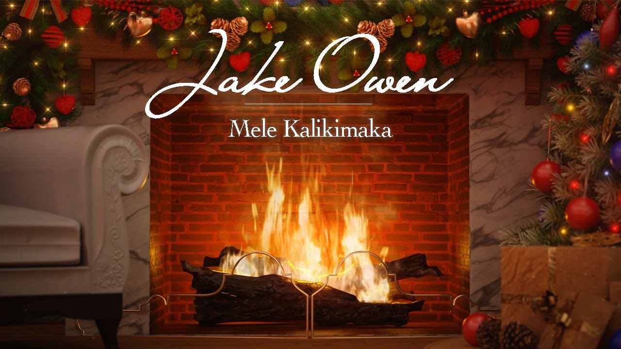 Jake Owen - Mele Kalikimaka (Fireplace Video - Christmas Songs)