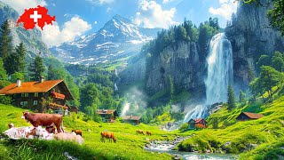 Stäubifall, SWITZERLAND 🇨🇭 Walking Tour 4K - Most Beautiful Villages in Switzerl
