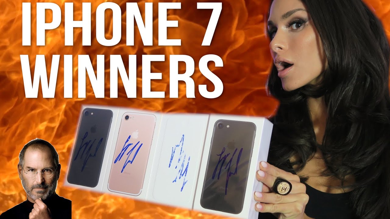 THE DATE + IPHONE 7 GIVEAWAY WINNERS!