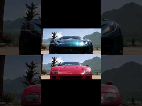 Ferrari 812 Superfast vs Ferrari F40 #fh5 #ferrari