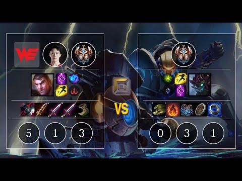 WE Missing Jayce vs Maokai Top - KR Challenger Patch 10.10