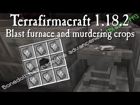 Terrafirmacraft 1.18.2 Terrafirmadoll S3 - 013 - Blast furnace and murdering crops