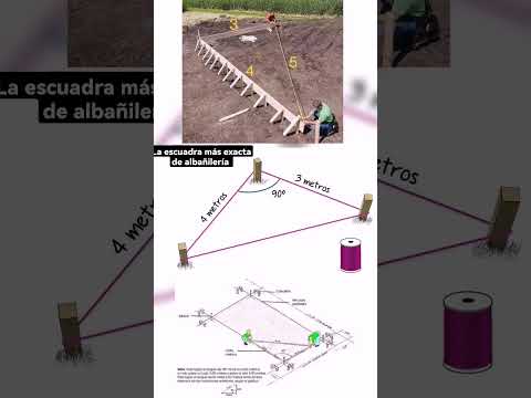 La escuadra más exacta de la albañilería #albañil #shorts