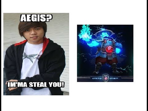 DOTA 2 - Mineski Jay steals the Aegis against First Departure (Raidcall SEA Invitational)