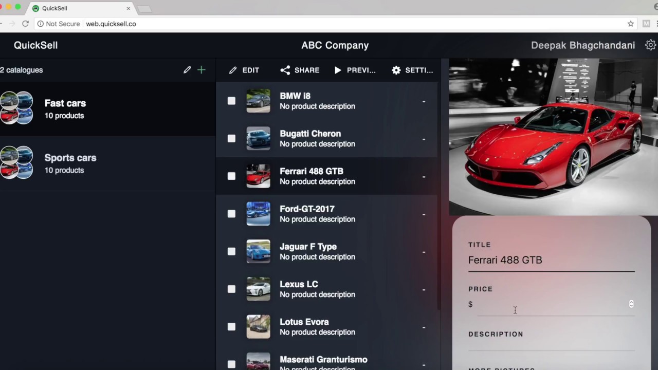 QuickSell Desktop Tutorial