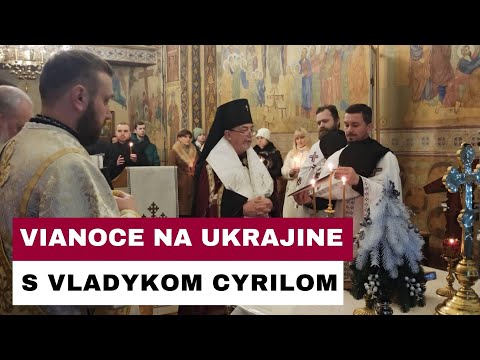 Vladyka Cyril Vasiľ slávil sviatky Narodenia Pána na Ukrajine