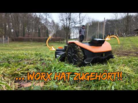 Wie gut ist der neue Worx Landroid Vision Cloud ?? | keine RTK-Antenne | tauschbarer Akku