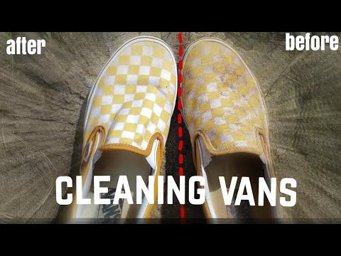how to clean slip-on vans | annie and jojo