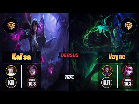 Nuclear KAI'SA (ADC) [Press the Attack] VS VAYNE - Grandmaster KR Patch 10.3