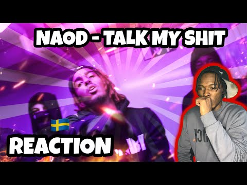 AMERICAN REACTS TO SWEDISH RAP! NAOD - TALK MY SHIT (OFFICIAL VIDEO)