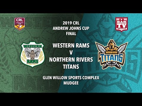 2019 Country Rugby League GF - Andrew Johns Cup - Western Rams v Northern Rivers Titans