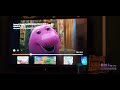 Barney Kids Sneezing Forwards And Backwards