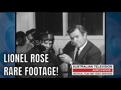 Step inside the boxing ring with Lionel Rose in rare interview footage!
