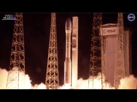 Earth observation satellite & 4 cubesats launch atop Vega rocket