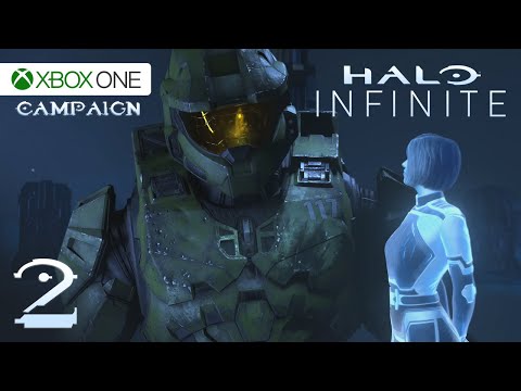 Halo Infinite (Xbox One) - Walkthrough Part 2 (100% Collectibles) - Foundation