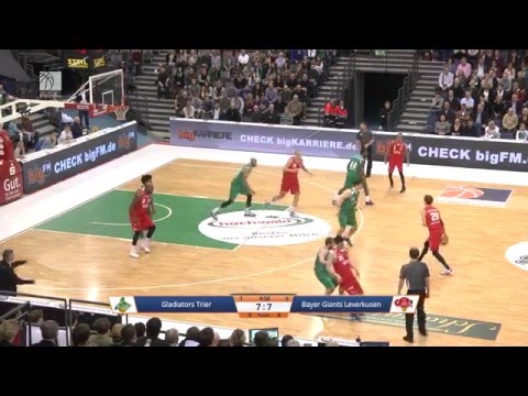 54sport - Gladiators Trier vs. Bayer Giants Leverkusen - ProA Basketball