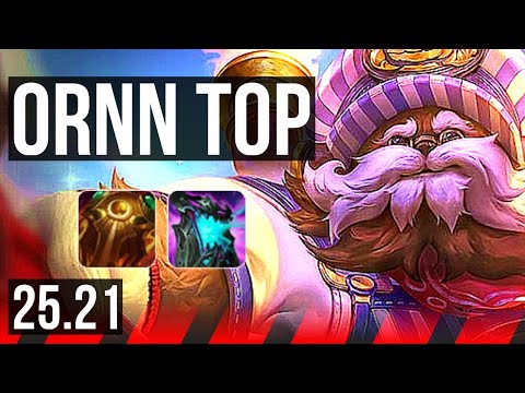 ORNN vs IRELIA (TOP) | Dominating | EUW Grandmaster | 25.21