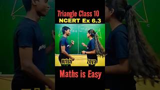 Triangles Class 10 | Class 10 Maths Chapter 6 #mathsiseasy #shorts #youtubeshorts #fun #viral